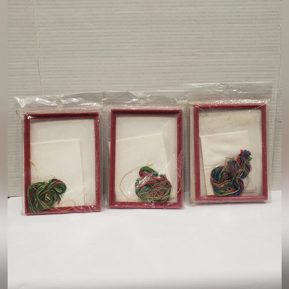 Vintage 1990 Golden Bee Holiday Cross Stitch Kits Lot Of 3 Sealed